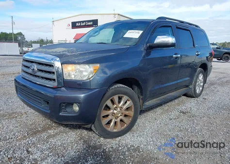2010 Toyota Sequoia Platinum 5.7L V8 z USA, uszkodzony, nr VIN 5TDYY5G19AS022634